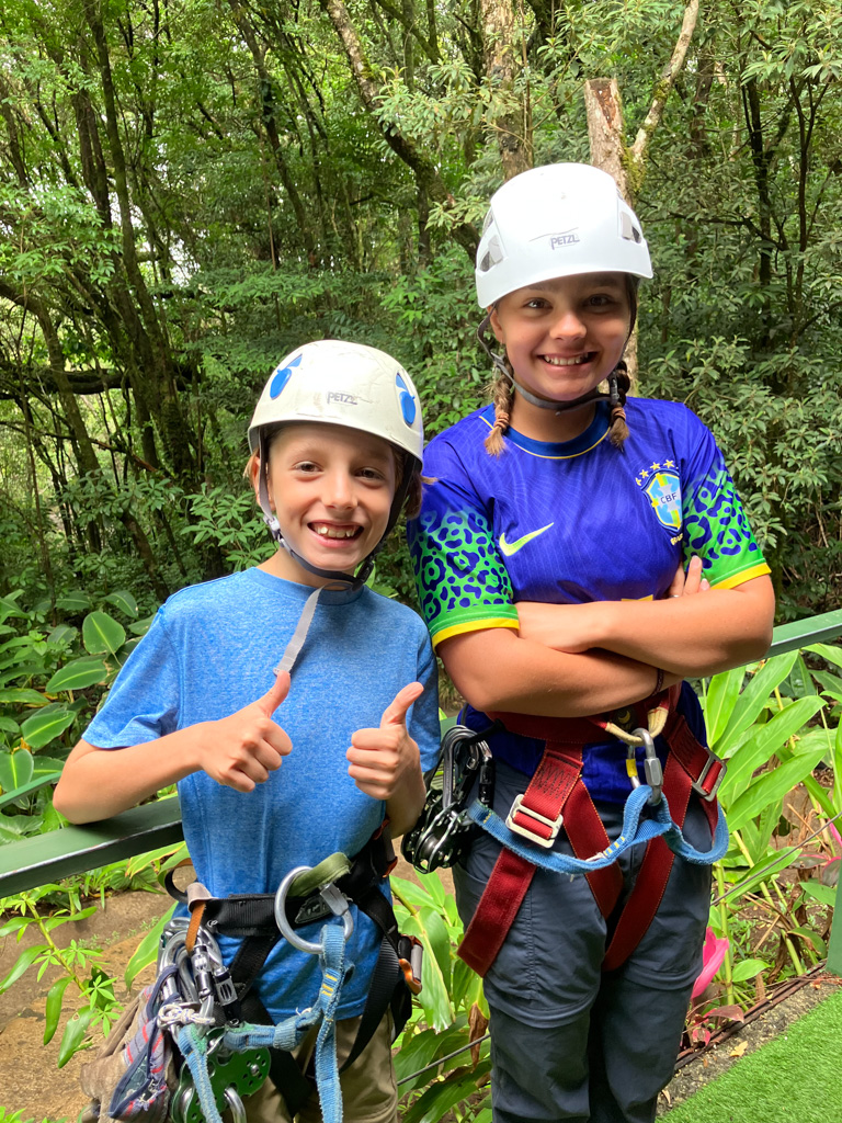 Ziplining in Costa Rica